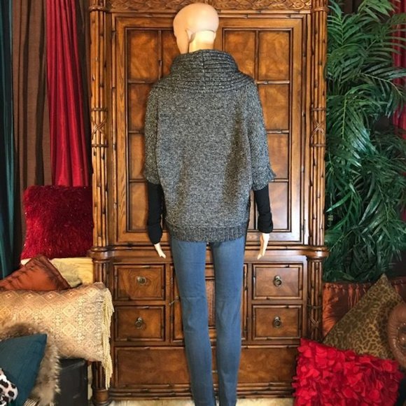 NWOT Jones New York Wool Blend Constellation Dolman Sweater - Picture 4 of 11